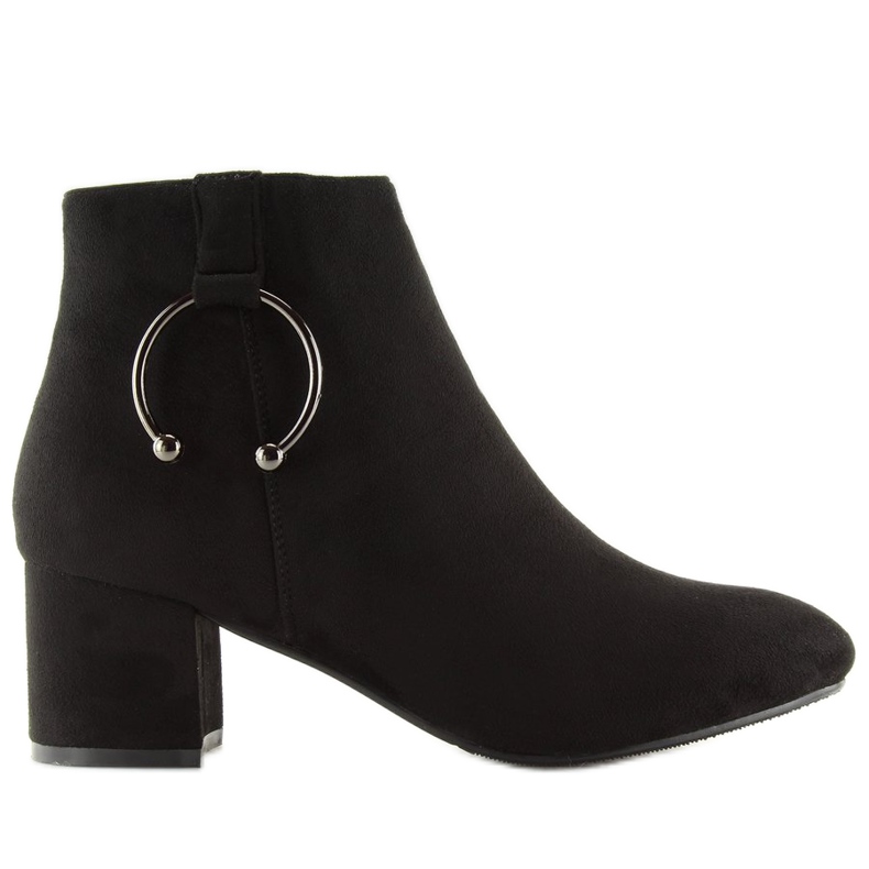 Svart PE192 Svarta höga klackar