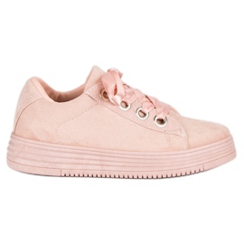 Rosa mocka sneakers