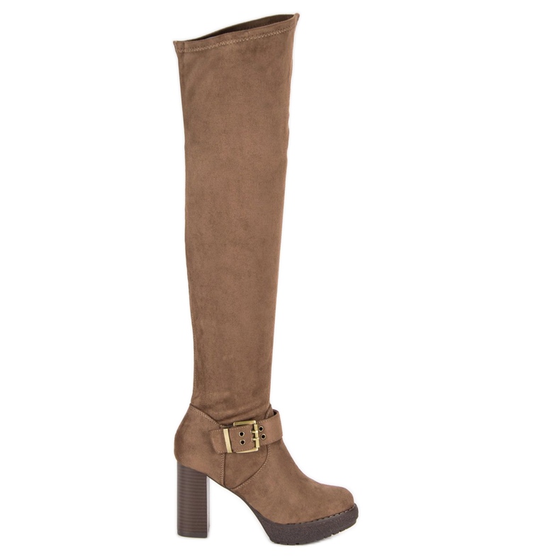 Super Me Musketeer stövlar på stolpen brun