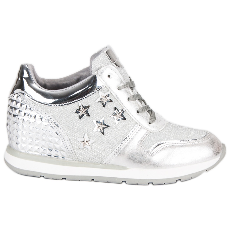 Silver sneakers, sneakers grå