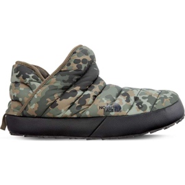 The North Face Mäns Thermoball Traction Bootie Tarmac Green Macrofleck Print Tumbleweed Green grön