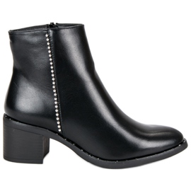 Seastar Klassiska högklackade stövlar svart