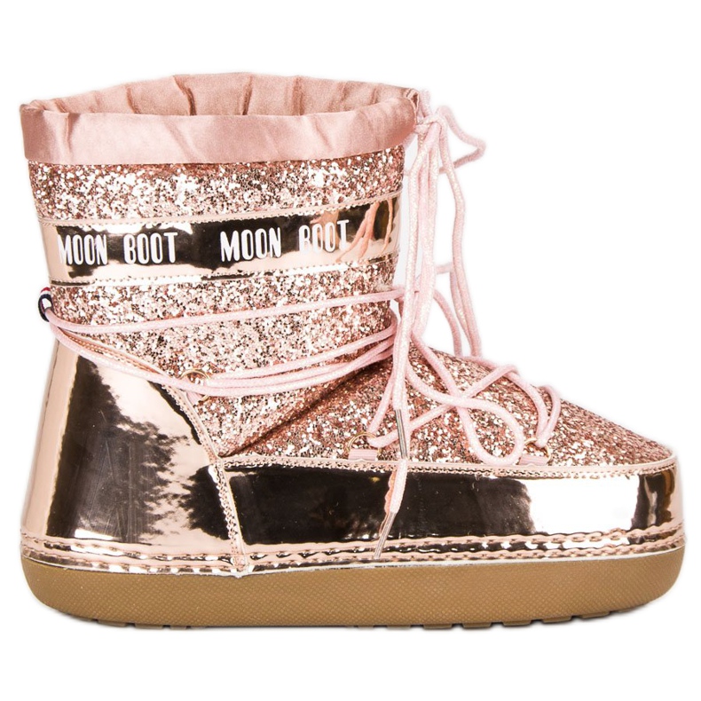 Trendiga rosa snöskor