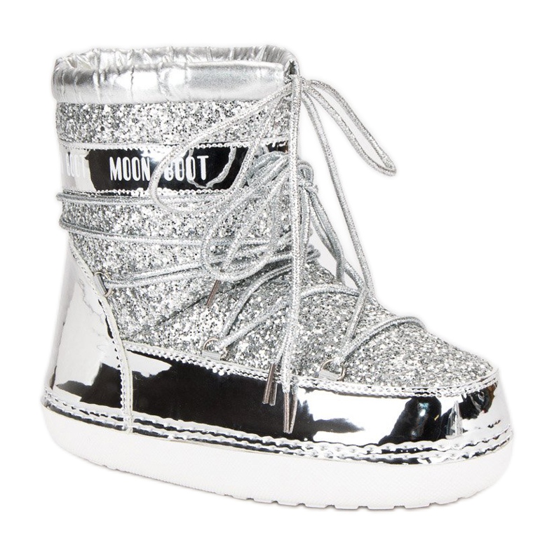 Snygga snöskor i silver grå