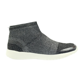 American Club American Black Sports Sports Shoes 17044 Black/Silver svart