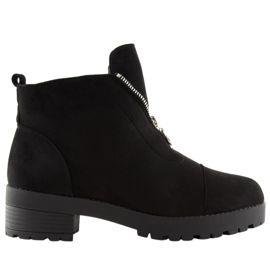 Svarta 2017-3 Svarta högsula stövlar