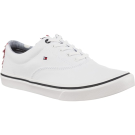 Tommy Hilfiger Textil Sneaker 100 vikt vit