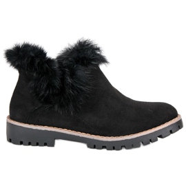 Forever Folie Slip-on mocka stövlar svart