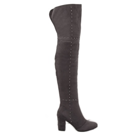 Grå höga klackar 539-1 Grå