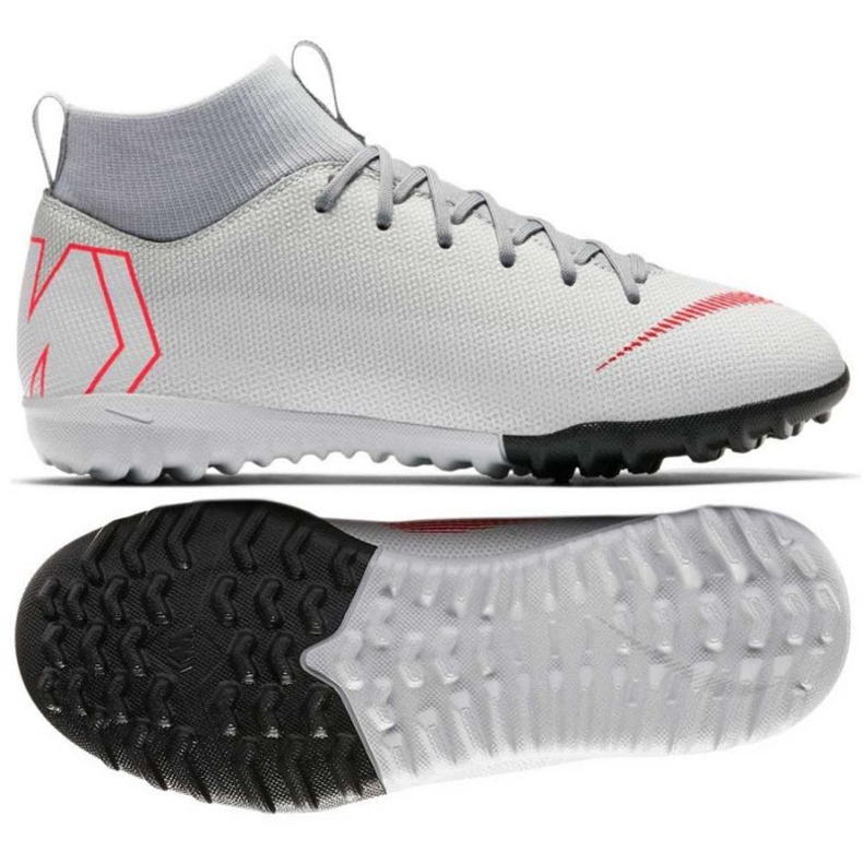 Nike Mercurial SuperflyX 6 fotbollsskor grå