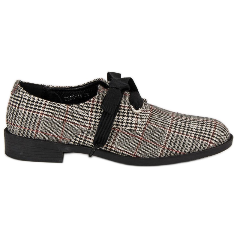 Tied Checked Shoes VICES grå