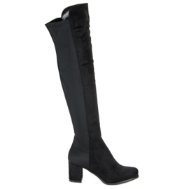 Lucky Shoes Svart skräddarsydda musketer