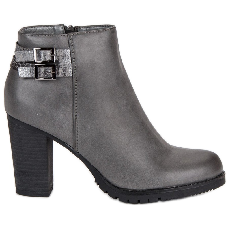 Show It Klassiska stövlar på stolpen grå