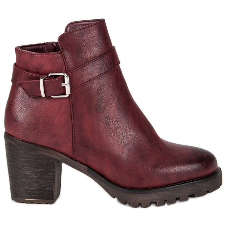 Kayla Burgundy stövlar varje dag röd