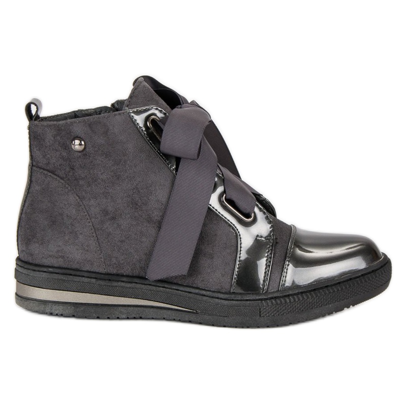 Filippo Snygga sneakers ovanför fotleden grå