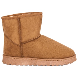 VINCEZA låga snöskor brun