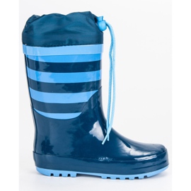 Galoshes Med Ribbed blå