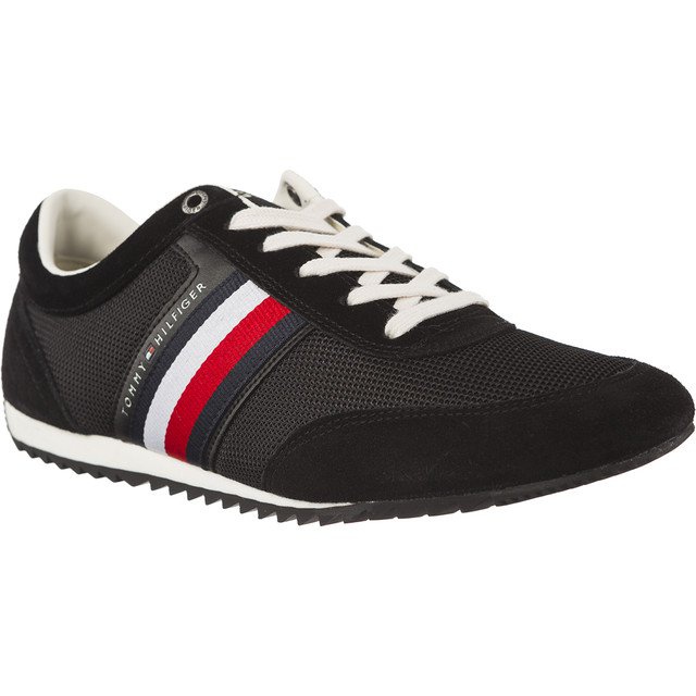 Tommy Hilfiger Corporate Material Mix Runner 990 svart