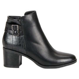 Filippo Klassiska högklackade stövlar svart