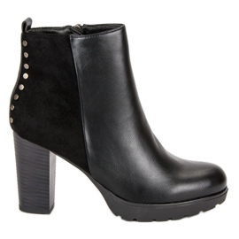 Weide Eleganta stövlar för hösten svart