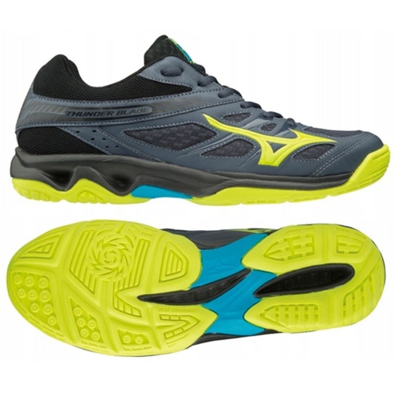 Mizuno Thunder Blade M V1GA177047 volleybollskor svart blå