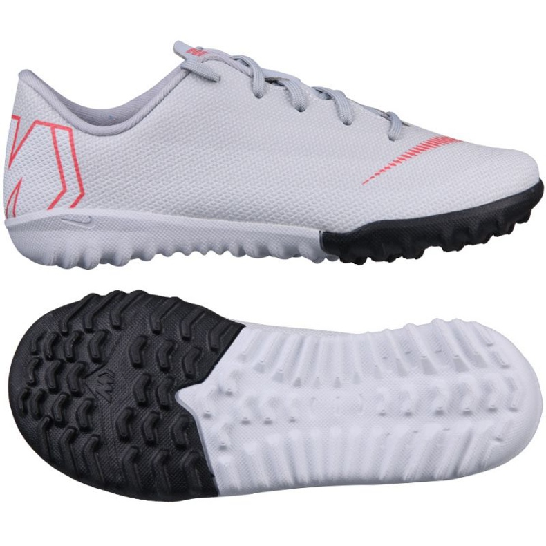 Nike Mercurial VaporX 12 Academy Tf Jr AH7353-060 fotbollsskor grå grå