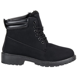 Black Warm Trappers svart