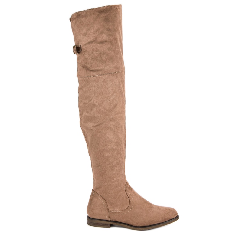 SDS Mocka lårstövlar brun