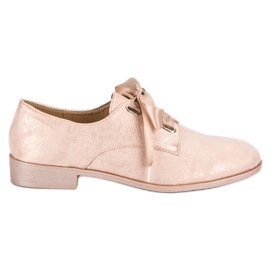 Juliet Knutna brogues rosa