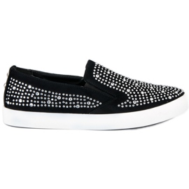 J. Star Svarta sneakers slipons