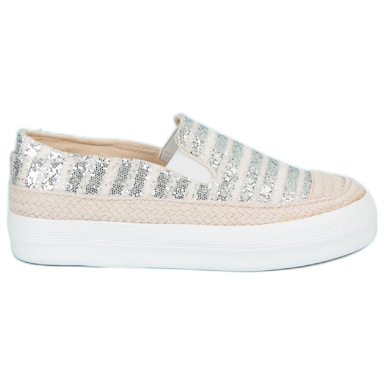J. Star Silver Espadriller grå