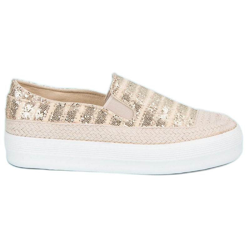 J. Star Gyllene espadrillosneakers