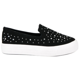 J. Star Svarta slip-on sneakers