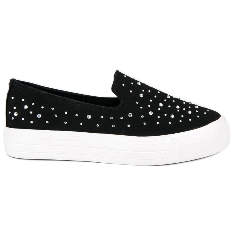 J. Star Svarta slip-on sneakers