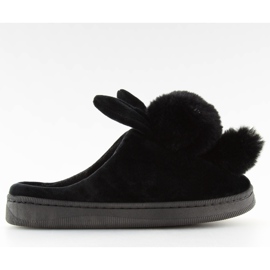 Svarta damas tofflor DD90 svart