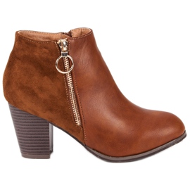 Mannika Höstkamelstövlar brun