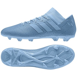 Adidas Nemeziz 18.3 FG M DB2112 fotbollsskor blå