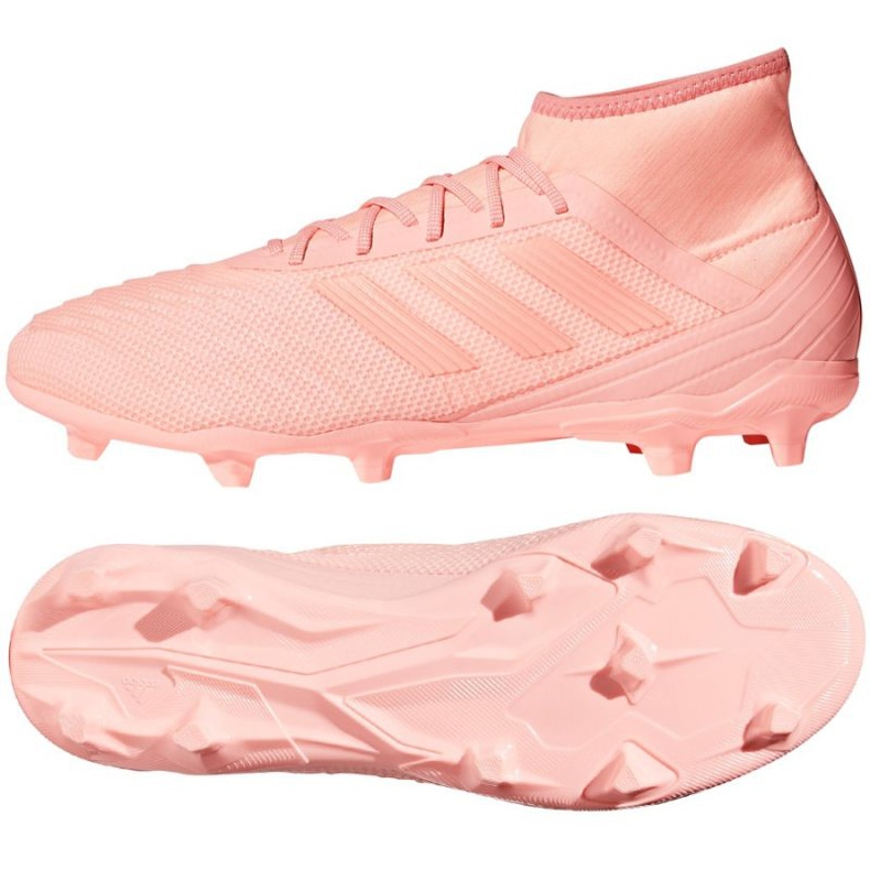 Adidas Predator 18.2 Fg fotbollsskor rosa