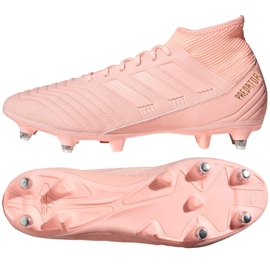 Adidas Predator 18.3 SG M D97850 fotbollsskor rosa