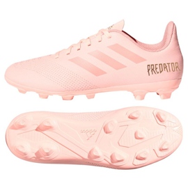 Adidas Predator 18.4 FxG fotbollsskor rosa