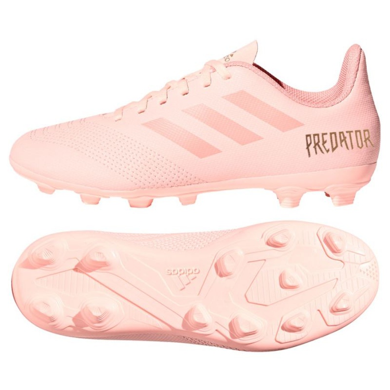 Adidas Predator 18.4 FxG fotbollsskor rosa