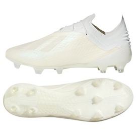 Adidas X 18.1 Fg M DB2247 fotbollsskor vit