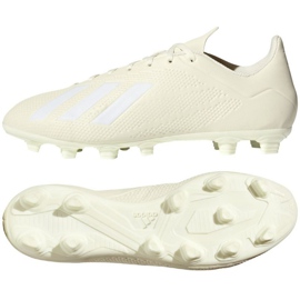 Adidas X 18.4 Fg M DB2187 fotbollsskor vit