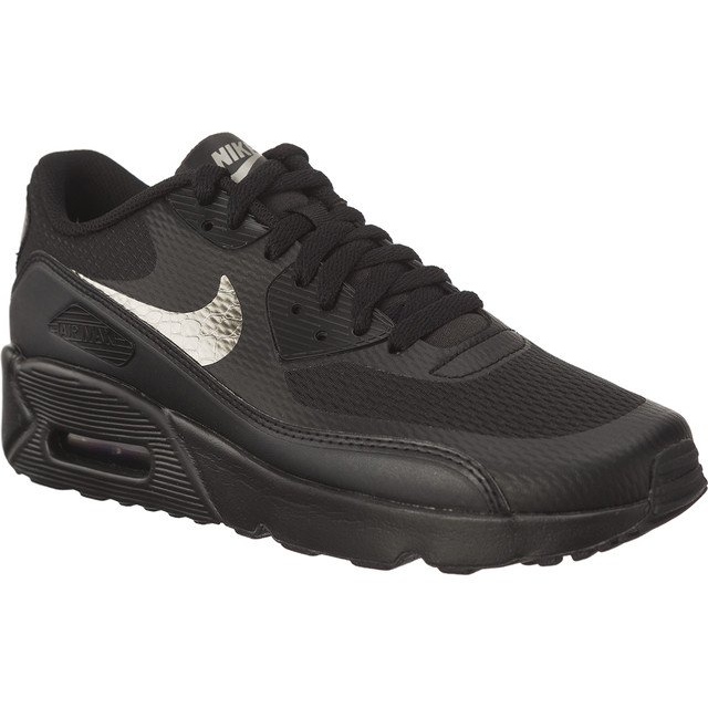 Nike Air Max 90 Ultra 2 0 G Black Black Metallic Tenn svart