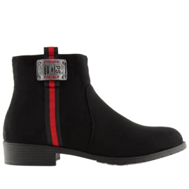 Svart mocka Chelsea stövlar 100-913B0-2 Svart