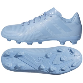 Adidas Nemeziz Messi 18.4 FxG Jr DB2368 fotbollsskor mångfärgad blå