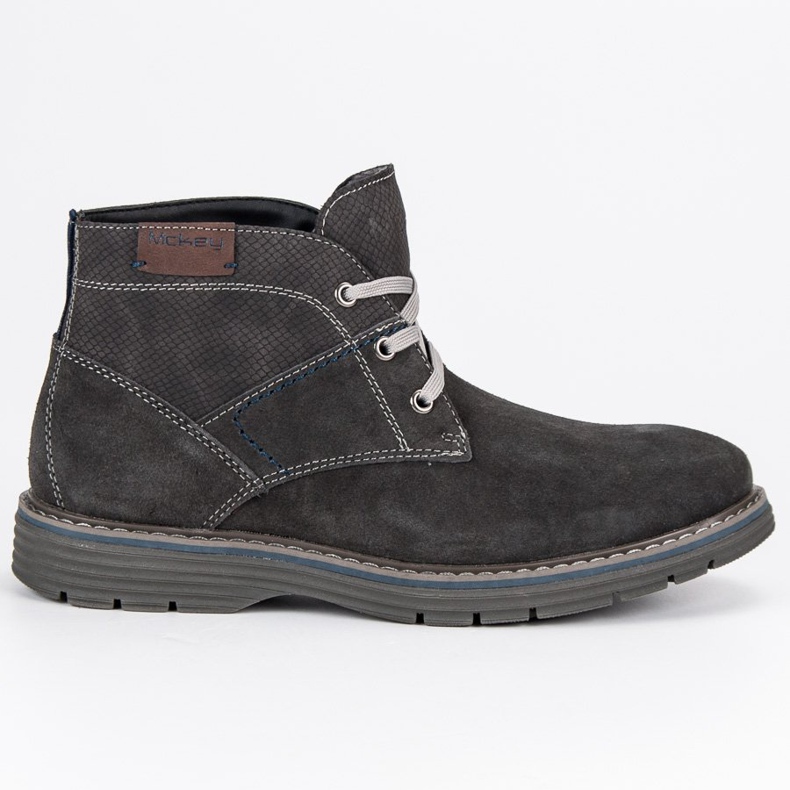 McKey Knutna mäns stövlar grå