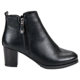 J. Star Klassiska höga klackar svart