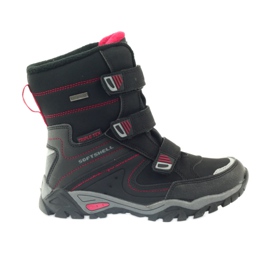 American Club Amerikanska stövlar vinterstövlar med ett membran från 1809 svart röd