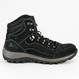 American Club Amerikansk lädervandring svart